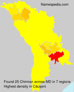 Surname Chirman in Moldova Surname Chirman in Moldova