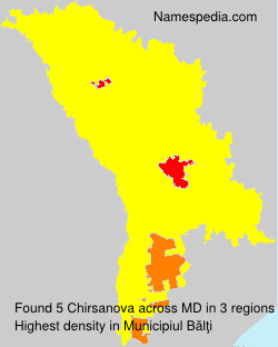 Surname Chirsanova in Moldova Surname Chirsanova in Moldova