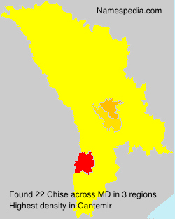 Surname Chise in Moldova Surname Chise in Moldova