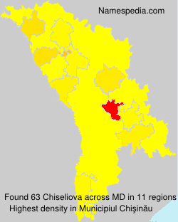 Surname Chiseliova in Moldova Surname Chiseliova in Moldova