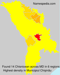 Surname Chisnicean in Moldova Surname Chisnicean in Moldova
