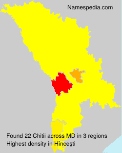 Surname Chitii in Moldova Surname Chitii in Moldova