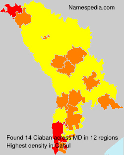 Surname Ciaban in Moldova Surname Ciaban in Moldova