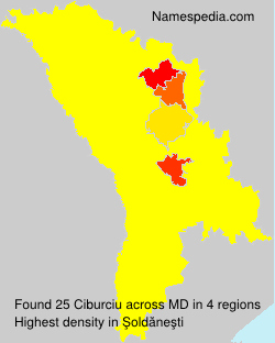 Surname Ciburciu in Moldova Surname Ciburciu in Moldova