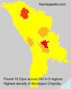Surname Cijov in Moldova Surname Cijov in Moldova