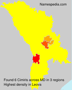 Surname Cimiris in Moldova Surname Cimiris in Moldova
