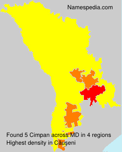 Surname Cimpan in Moldova Surname Cimpan in Moldova