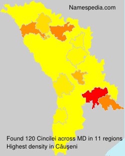 Surname Cincilei in Moldova Surname Cincilei in Moldova