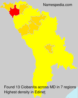 Surname Ciobanita in Moldova Surname Ciobanita in Moldova