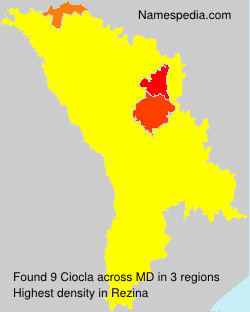 Surname Ciocla in Moldova Surname Ciocla in Moldova