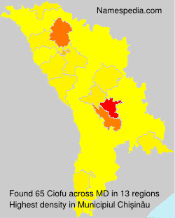 Surname Ciofu in Moldova Surname Ciofu in Moldova