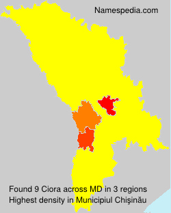 Surname Ciora in Moldova Surname Ciora in Moldova