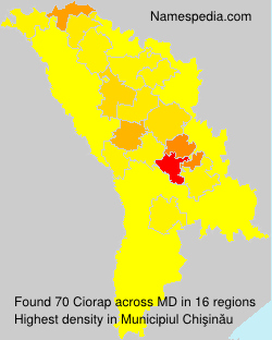 Surname Ciorap in Moldova Surname Ciorap in Moldova