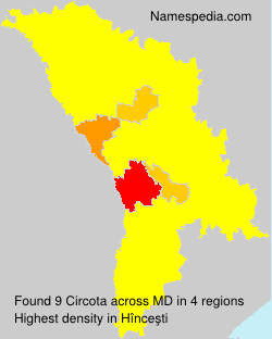 Surname Circota in Moldova Surname Circota in Moldova