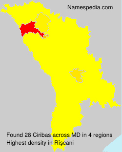 Surname Ciribas in Moldova