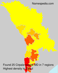 Surname Cirpala in Moldova Surname Cirpala in Moldova