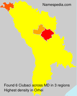 Surname Ciubaci in Moldova Surname Ciubaci in Moldova