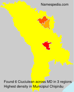 Surname Ciuciulean in Moldova Surname Ciuciulean in Moldova