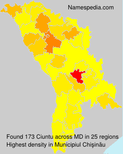 Surname Ciuntu in Moldova Surname Ciuntu in Moldova
