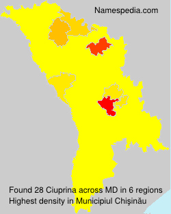 Surname Ciuprina in Moldova Surname Ciuprina in Moldova
