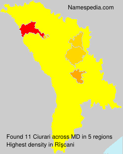 Surname Ciurari in Moldova Surname Ciurari in Moldova