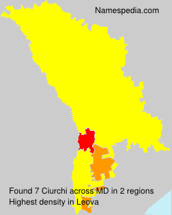 Surname Ciurchi in Moldova Surname Ciurchi in Moldova