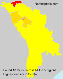 Surname Ciuric in Moldova Surname Ciuric in Moldova