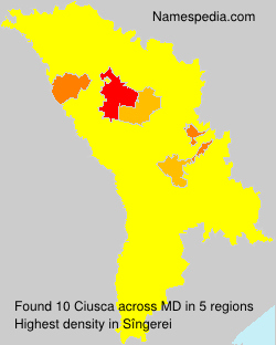 Surname Ciusca in Moldova Surname Ciusca in Moldova