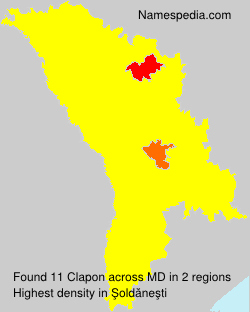 Surname Clapon in Moldova Surname Clapon in Moldova