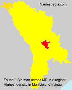 Surname Cleiman in Moldova Surname Cleiman in Moldova