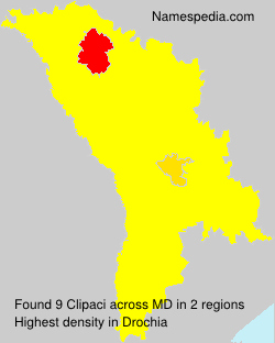 Surname Clipaci in Moldova Surname Clipaci in Moldova