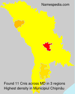 Surname Cnis in Moldova