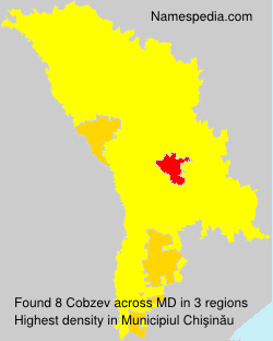 Surname Cobzev in Moldova Surname Cobzev in Moldova