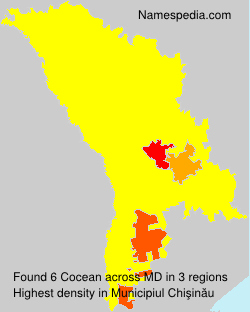 Surname Cocean in Moldova Surname Cocean in Moldova
