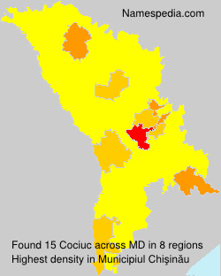 Surname Cociuc in Moldova Surname Cociuc in Moldova