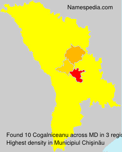Surname Cogalniceanu in Moldova Surname Cogalniceanu in Moldova