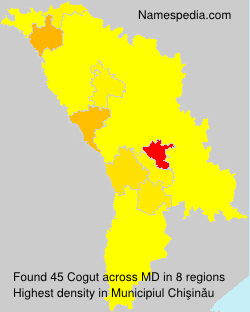 Surname Cogut in Moldova Surname Cogut in Moldova