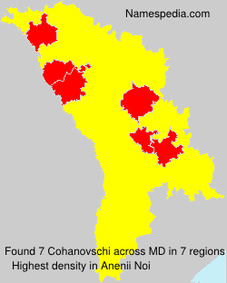 Surname Cohanovschi in Moldova Surname Cohanovschi in Moldova