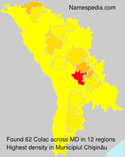 Surname Colac in Moldova Surname Colac in Moldova