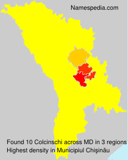 Surname Colcinschi in Moldova Surname Colcinschi in Moldova