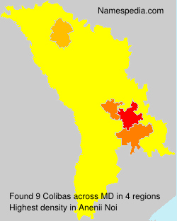 Surname Colibas in Moldova Surname Colibas in Moldova