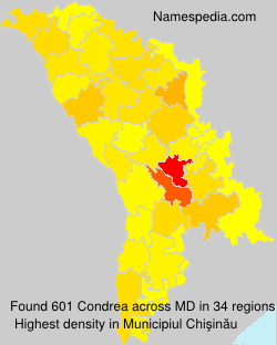 Surname Condrea in Moldova Surname Condrea in Moldova