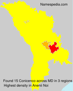 Surname Conicenco in Moldova Surname Conicenco in Moldova