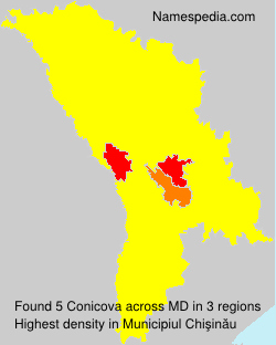 Surname Conicova in Moldova Surname Conicova in Moldova