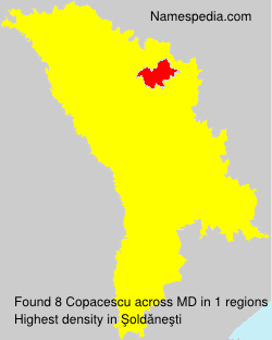 Surname Copacescu in Moldova Surname Copacescu in Moldova