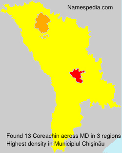 Surname Coreachin in Moldova Surname Coreachin in Moldova