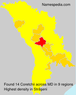 Surname Coretchii in Moldova Surname Coretchii in Moldova