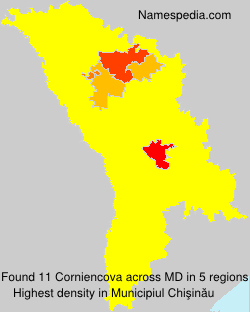 Surname Corniencova in Moldova Surname Corniencova in Moldova