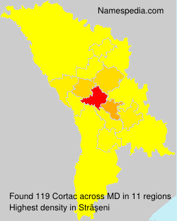 Surname Cortac in Moldova Surname Cortac in Moldova