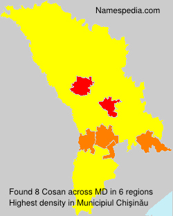 Surname Cosan in Moldova Surname Cosan in Moldova